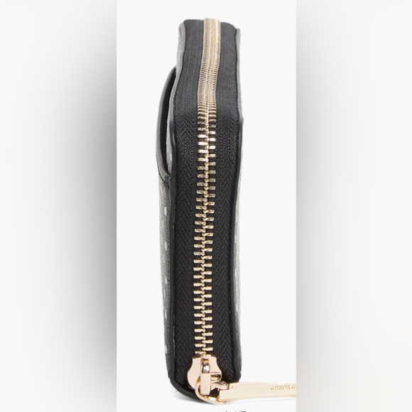 ♠️Kate spade New York spencer metallic dot slim continental wallet. - Picture 4 of 13